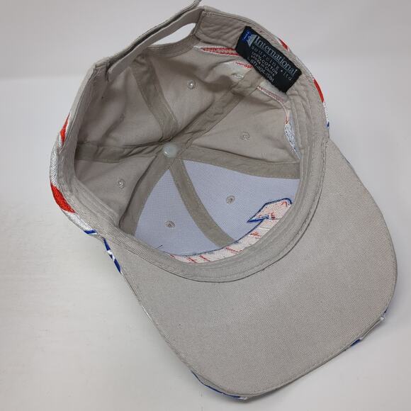 Summit Racing Equipment Strapback Baseball Hat Beige One Size Embroidered - Picture 7 of 9